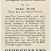 Jean Muir (Warmer Bros. and Vitaphone Pictures).