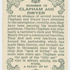 Clapham and Dwyer.