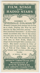 Ronald Colman.