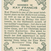 Kay Francis.