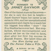 Janet Gaynor.