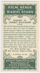 Janet Gaynor.