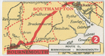 Route D. Birmingham - Bournemouth.