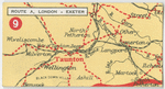 Route A. London - Exeter.