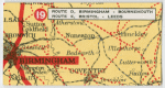 Route D. Birmingham - Bournemouth: Route E. Bristol - Leeds.