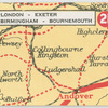 Route A. London - Exeter: Route D. Birmingham - Bournemouth.