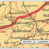 Route A. London - Exeter.