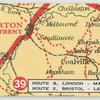 Route B. London - Manchester: Route E. Bristol - Leeds.