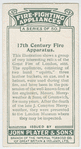 17th century fire apparatus.