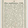 Fire appliances, 1738.