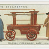 Manual fire-engine, late 18th century.