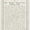 The "Hodge" steam fire-engine, 1841.