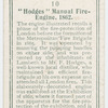 "Hodges" manual fire-engine, 1862.
