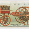 Hand-drawn hose-carriage and reel, 1873.