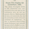 Steam fire-engine for Canterbury, 1880.
