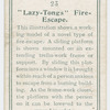 "Lazy-tongs" fire-escape.