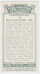 Hand force-pump, 1883.