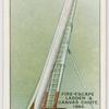 Fire-escape ladder and canvas chute, 1884.