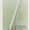 Fire-escape ladder and canvas chute, 1884.