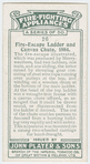 Fire-escape ladder and canvas chute, 1884.