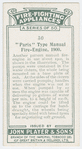 "Paris" type manual fire-engine, 1900.