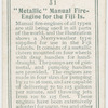 "Metallic" manual fire-engine for the Fiji Is.