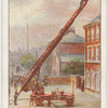 Motor turn-table fire-escape, 1908.