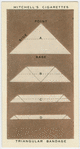 Triangular bandage for chest.