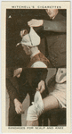 Bandages for scalp and knee.