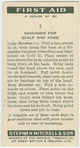 Bandages for scalp and knee.