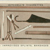 Fractures: inprovised splints, bandages and slings.