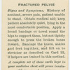 Fractured pelvis.