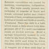 Convulsion in a child.