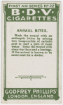 Animal bites.