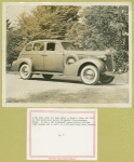 Buick 1937. 5-passenger Sedan.