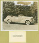 1938 Buick series 80 roadmaster 5-passenger convertible phaeton.
