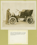 A 1902, one-cylinder Model A Cadillac.