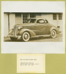 New 1938 [Chevrolet] deluxe business coupe.