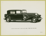 Chrysler Imperial eight close coupled sedan.