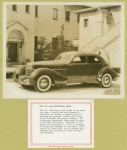 The 1937 Cord Westchester sedan.