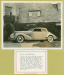 The 1937 Cord phaeton sedan.