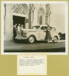 To church in style (One of the new Dodge 'American Beautly' [sic] models. )