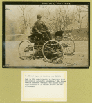Mr. Elwood Haynes in his first car (1893).