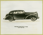1938 Nash Ambassador 8 sedan.