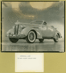 Oldsmobile 1937. An eight cylinder cabriolet model.