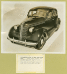 1937 Pontiac de luxe six 4-door touring sedan.