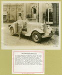 Lady Astor drives American car. ... The camera catches her here as she steps from her Terraplane before the traditional portals of her old world home, Clivenden on the Thames.