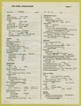 Automobile Manufacturers Association consolidated specification questionnaire for 1938 models.