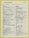 Automobile Manufacturers Association consolidated specification questionnaire for 1938 models.