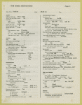 Automobile Manufacturers Association consolidated specification questionnaire for 1938 models.